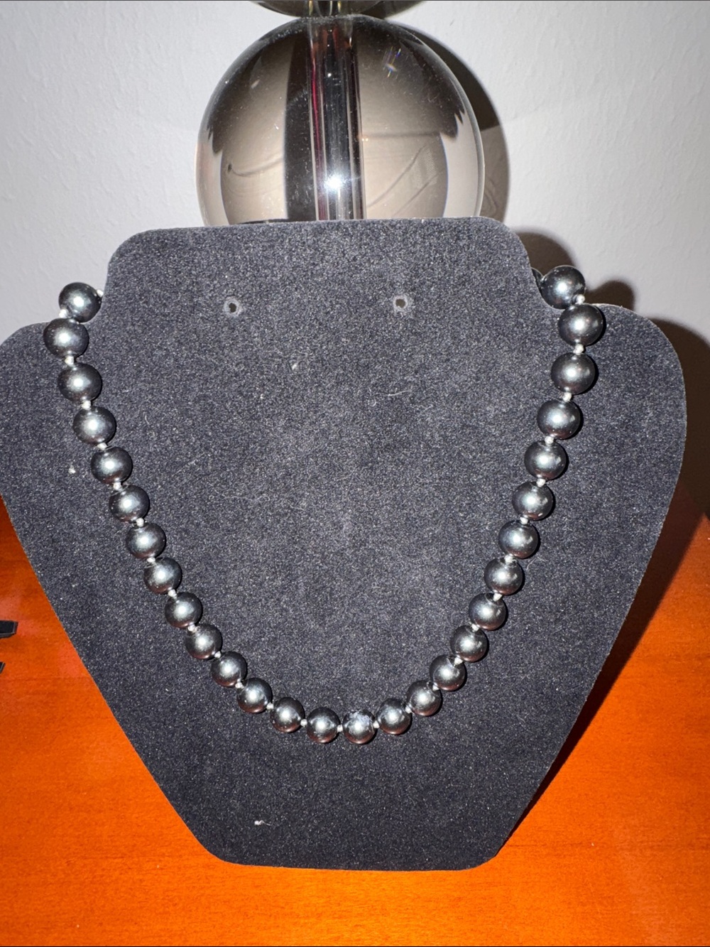 Carolee Vintage Hematite Bead Necklace Gray Women’s Jewelry